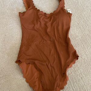 Aerie Rust One Piece Swimsuit